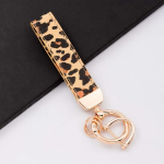 Gyvatės Leopardo Ra&scaron;to Raktų Pakabukas Klasikinis PU Odinis, Naujas Leopard Print raktų pakabukas