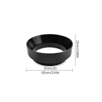 Kavos miltelių surinkimo žiedas su magnetu, Juoda 51mm