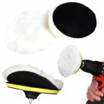 2x velcro poliravimo vilnonis diskas su vilna 125 mm