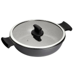 -SERIJA ABSOLUT BLACK. ŽEMAS PUODAS 28CM.