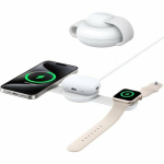 Anker Maggo 3-in-1 15w belaidė įkrovimo stotelė, balta