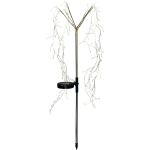 Įsmeigiamas lauko &scaron;viestuvas Saska Garden Fireworks Tree, sidabrinis