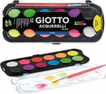 Giotto Akvareliniai Dažai Fluo, 12 Spalvų