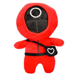 Squid Game guard pliu&scaron;inis žaislas 23 cm
