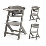 Maitinimo kėdutė Kinderkraft Enock 2in1, brown