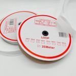 Kontaktinė juosta (Velcro) balta, 30 mm, 25m