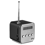 Ne&scaron;iojamas fm įkraunamas radijas su LED garsiakalbiu FM virtuvės radijas USB