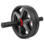 Pilvo raumenų treniruoklis Gymstic Pro Exercise Wheel 61260, 18 cm, juodas