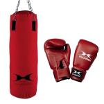 Bokso rinkinys Hammer Pro, raudonas