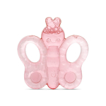 Kramtukas su vandens užpildu Lorelli Baby Care Butterfly Shell Pink, 1 vnt.