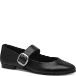 Tamaris moteri&scaron;kos juodos balerinos, Ballerina strap
