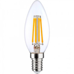 LED siūlelių lemputė Visional, reguliuojama, E14 C35,6W, 840 lm, 3000K, 1 vnt.