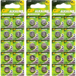 GP A76 Alkaline elementai 1.5V LR44 AG-13, 30 vnt