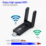 1200Mbps Belaidžio Tinklo Kortelės Usb &bdquo;Wifi&ldquo; Adapteris 2.4G 5G Dvigubos Juostos &bdquo;Wifi&ldquo; Usb 3.0 Lan Et_1300Mbps USB3.0, 1300Mbps USB3.0