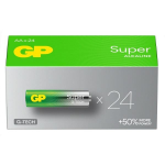 GP Super Alkaline AA elementai LR6 15A GP15A 1.5V, 24 vnt