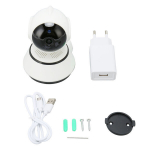 Kompiuterio (WEB) kamera Belaidė pakreipimo apsaugos kamera, Wi-Fi plataus kampo panoraminė kamera, i&scaron;manusis nuotolinio valdymo monitorius, skirtas kūdikio augintinio fotoaparatui, 110&ndash;240 V ES kintamosios srovės maitinimas, patalpų stebėjimo kamera
