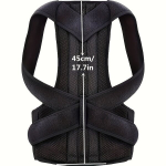 Reguliuojamas  Nugaros Įtvaras Juodas