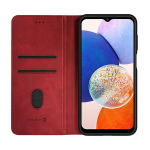 &bdquo;Evelatus&ldquo; &bdquo;Samsung Galaxy A14&ldquo; dėklas, raudonas, su odine rankena