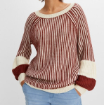 Rainbow dryžuotas megztinis, 3XL dydis, 3XL