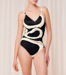 Moteri&scaron;kas maudymosi kostiumėlis Triumph Summer Allure OP 01, juodas