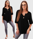 Palaidinė moterims Muslin, juoda