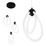 &Scaron;viestuvas Toolight Led G022-3Cpr Black 46,5X29X46,5Cm