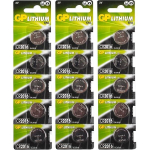 GP elementai CR2016, LITHIUM 3V, 15 vnt.
