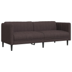 Trivietė sofa，Poilsio sofa, tamsiai rudos spalvos, audinys CFE21318