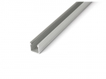 Aliuminio Y profilis LED juostelėms - neapdorotas sidabrinis - 2 m