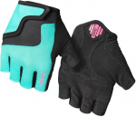 Rękawiczki juniorskie GIRO BRAVO JR kr&oacute;tki palec screaming teal neon pink roz. M (obw&oacute;d dłoni 152-162 mm / dł. dłoni 160-165 mm) (NEW)