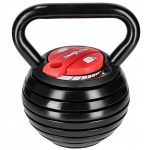 Reguliuojamas svarstis Activ/Space, 4,5-18 kg, juodas