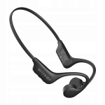 Belaidės kaulinio laidumo ausinės Blitzwolf BW-BTS8, Bluetooth 5.3, IPX8, 32 GB atmintis, juodos