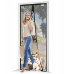 Joy2see magnetinis tinklelis nuo uodų durims 100x220 cm, baltas