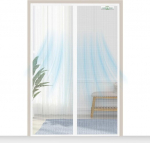 Screen door magnetinis tinklelis nuo uodų durims, 80 &times; 190 cm, baltas