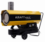 Dyzelinis &scaron;ildytuvas + termostatas Kraft & Dele KD11717, 65kW, 1100 m3/h, su kaminu