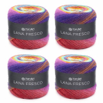 Mezgimo siūlai YarnArt Lana Fresco 8115 (100% vilna), 100g, 4 vnt