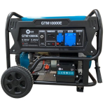 GTM 10000E benzininis generatorius 9,5 kW 230V vienfazis, elektrinis užvedimas