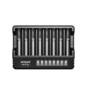 Įkroviklis 3,6 V / 3,7 V / 1,5 V ir 1,2 V Ni-MH XTAR MX8 ličio jonų akumuliatoriams.