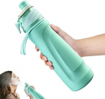 Nerūdijančio plieno vandens butelis su pur&scaron;kiamu rūku Healter, 750 ml
