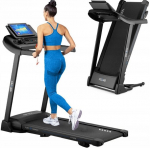 Bėgimo takelis Gymtek XT580, hidraulinis sulankstymas, pulso jutikliai