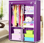 Ne&scaron;iojama surenkama drabužinė HCX 8890, violetinė