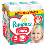 Pampers Active Baby Sauskelnės, 5 Dydis, 164 vnt.