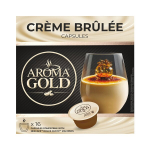 Kavos kapsulės Aroma Gold Creme Brulee, 256g.