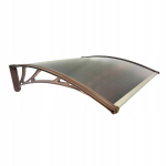 Stogelis vir&scaron; durų Metal-gum, 120x100 cm, rudas