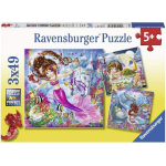 Dėlionė Ravensburger Žavios undinės, 3 vnt, 49 d., 8063