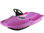 Rogutės su vairu Stiga Snowpower, rožinės