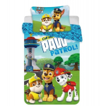 Medvilninis patalynės komplektas 100x135 Paw Patrol Peacock Dogs 8671