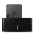 Axagon ADSA-SN juodoji USB 3.2 Gen 1 (3.1 Gen 1) A Tipo kietojo disko dokų stotis, suderinama su 2.5" ir 3.5" HDD, SSD diskais.