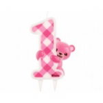 Jumbo žvakė Pink Teddy, numeris 1
