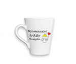 Puodelis &bdquo;Mylimiausiai krik&scaron;to mamytei&ldquo;